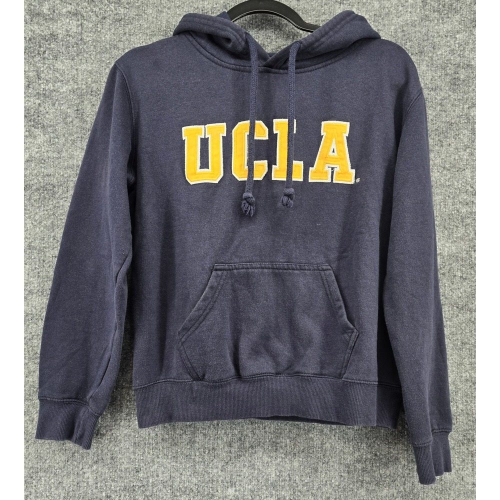 Colosseum Athletics UCLA Hoodie Boys L Navy Blue Embroidered Pullover Sports